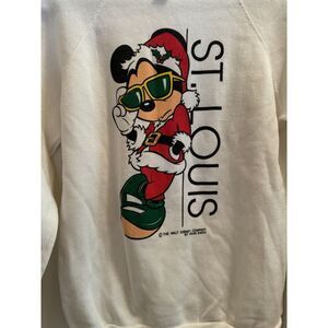 Vintage Disney Mickey Mouse St Louis Missouri‎ STL Crewneck Medium